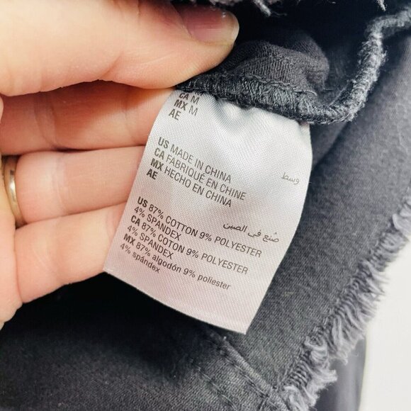 INC International Concepts Womens Medium Embellished Denim Trucker Jacket $119 - Picture 7 of 7